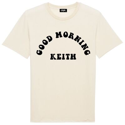 T-SHIRT GOOD MORNING KEITH - Naturel