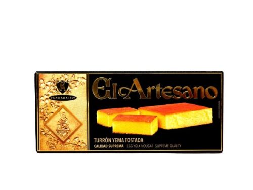 Turrón de yema tostada. Calidad suprema 200g