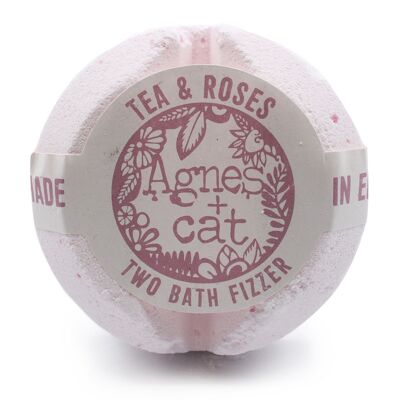 210g Bath Fizzer - Tea and Roses