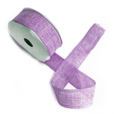 Natural Texture Ribbon 38mm x 20m - Lavender - 1 pc