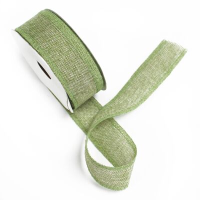 Natural Texture Ribbon 38mm x 20m - Moss - 1 pc