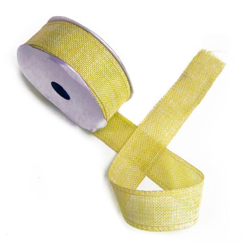 Natural Texture Ribbon 38mm x 20m - Latte - 1 pc