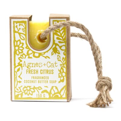 150g Soap On A Rope - Fresh Citrus
