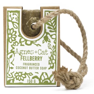 150g Soap On A Rope - Fellberry