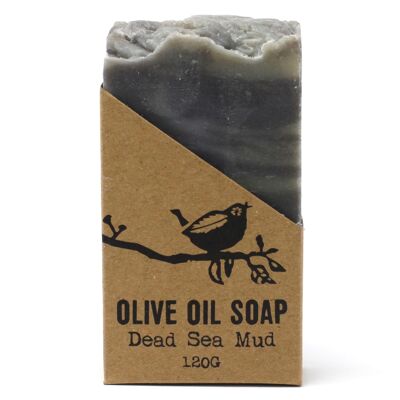 Sapone all'olio di oliva ai fanghi del Mar Morto - 120g - confezione da 6