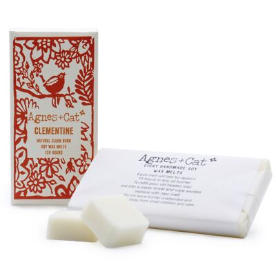 Boite de 8 Wax Melts - Clémentine - 4 pack