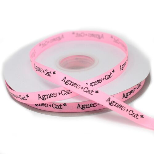 Agnes & Cat 12mm x 90m Ribbon - Pink - 1 pc