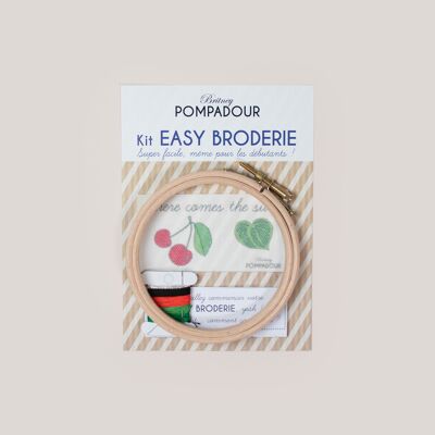 EASY EMBROIDERY Kit - Cherry