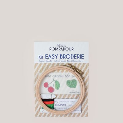 EASY EMBROIDERY Kit - Cherry