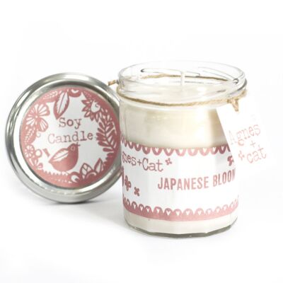 JamJar Kerze - Japanische Blüte - 6er Pack
