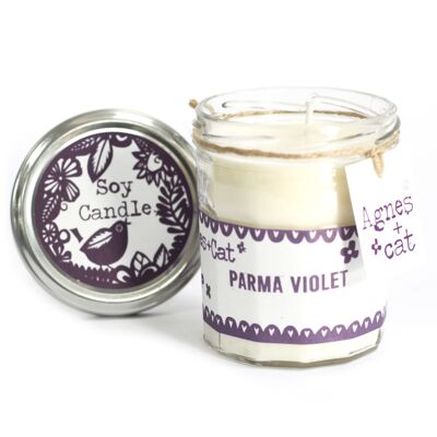 JamJar Candle - Parma Violet - 6 pack