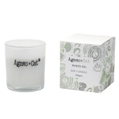 Votive Candle - White Fig - 4 pack