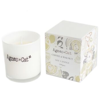 Bougie Votive - Café et Noyer - Paquet de 4 1