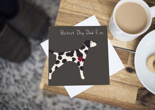 Dalmatian Dog Dad Birthday Card