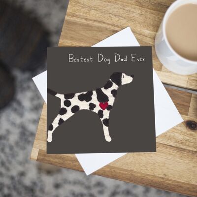 Dalmatian Dog Dad Birthday Card