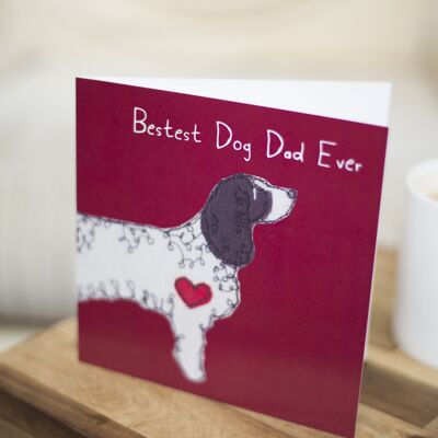 Springer Spaniel Dog Dad Father's Day / Birthday Card
