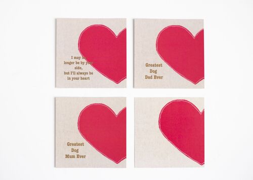 Happy Galentines Card Gold Heart Red Pink Black With Enamel