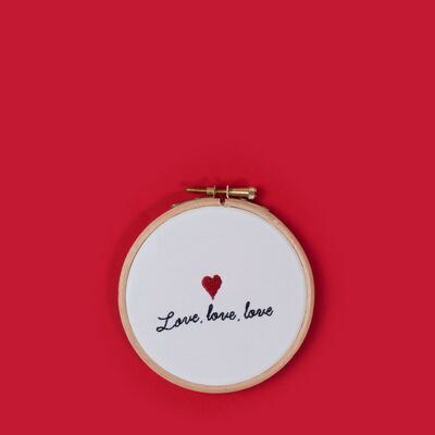 EASY EMBROIDERY Kit - Love, love, love