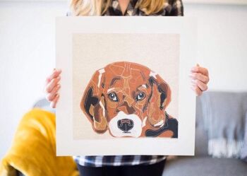 Beagle Giclée Grand Art Print 1