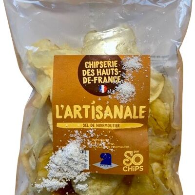 Chips L'ARTiSANALE Noirmoutier-Salz 125g Artisan-Qualitätssiegel