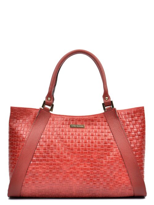 AW21 LV 8031_ROSSO_Top Handle Bag