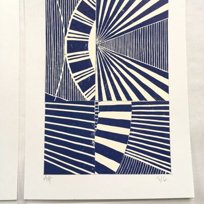 Original Linocut Print A5 (5 of 6)