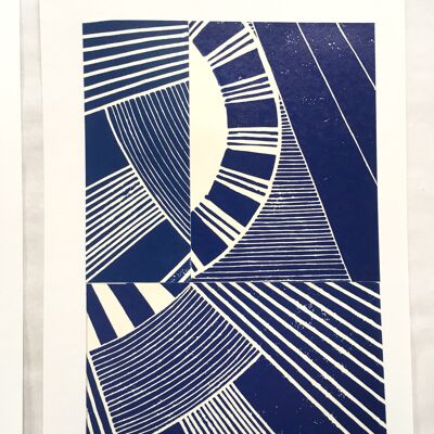 Original Linocut Print A5 (2 of 6)
