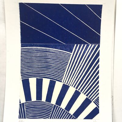 Original Linocut Print A5 (1 of 6)