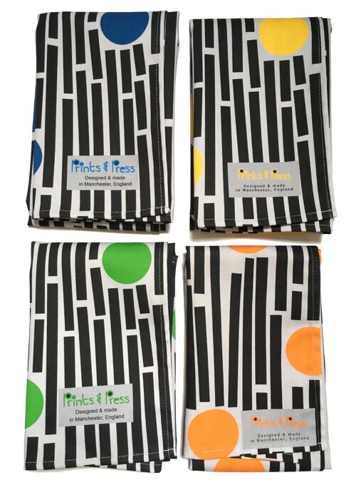 Linear Tea towel - choose your favourite colour! - Green