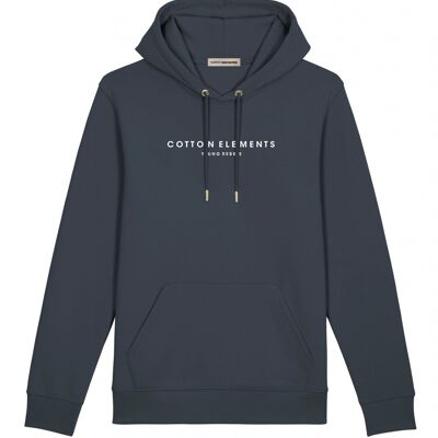 Iconic Rebel hoodie   India ink grey