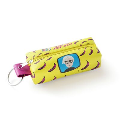 POP ART IS FOR EVERYONE PURSE KEYCHAIN