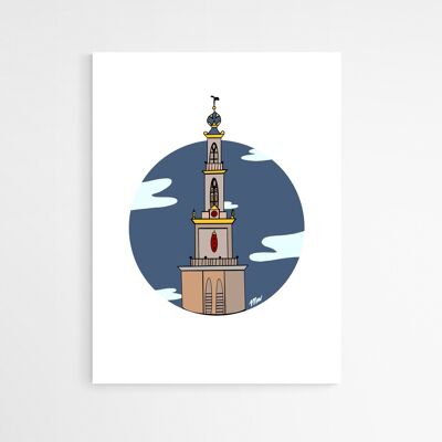 AMSTERDAM-WESTERKERK-NOFRAME-A3