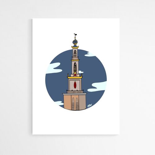 Amsterdam-westerkerk-noframe-a4