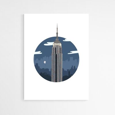 Newyork-empirestate-noframe-a4