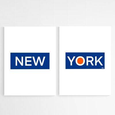 NEWYORK-LETTERPRINT-NOFRAME-A4