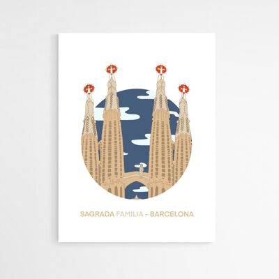 BARCELONA-SAGRADAFAMILIA-NOFRAME-A4