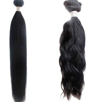Wholesale 100% Brazilian Virgin Hair 95g Straight or Wavy 8" to 26" - 8��� - Straight