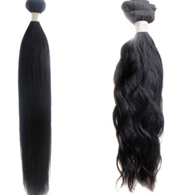 Wholesale 100% Brazilian Virgin Hair 95g Straight or Wavy 8" to 26" - 10��� - Wavy