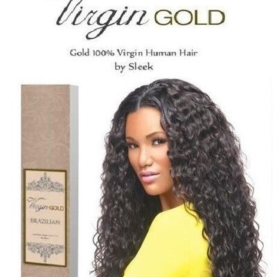 Wholesale Sleek Virgin Gold Brazilian Gold Curl Human Hair Weave Extensions - 12��� - 1B