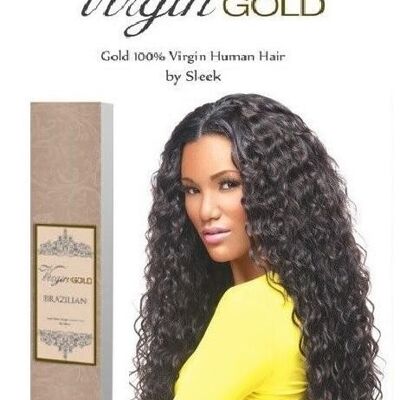 Wholesale Sleek Virgin Gold Brazilian Gold Curl Human Hair Weave Extensions - 14��� - 2