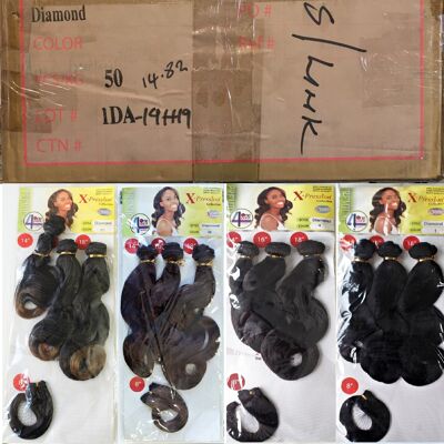 Wholesale X-pression Collection Diamond Weave on Synthetic Hair Extensions - 2