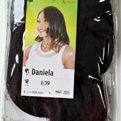 Wholesale X-pression Collection Daniela 15" 150g Weave on Synthetic Hair Extensions. - 1/39