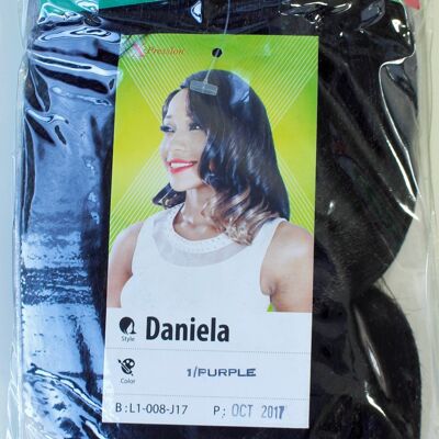 Wholesale X-pression Collection Daniela 15" 150g Weave on Synthetic Hair Extensions. - 1/Purple