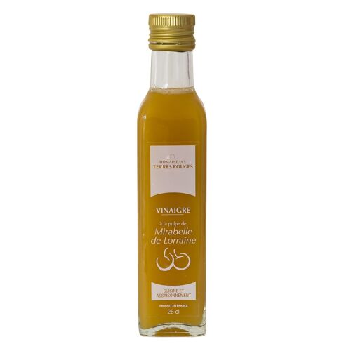 Vinaigre à la pulpe de Mirabelle de Lorraine 25cl