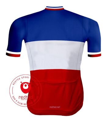 Chemise rétro Wieler Franse Kampioenstrui Tricolore - REDTED 2