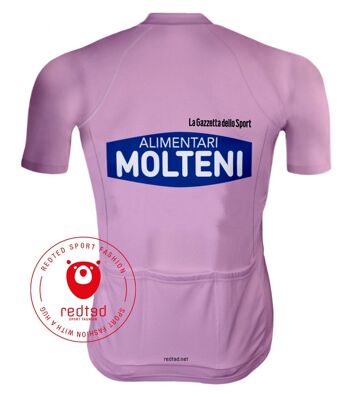 Rétro Wielertenue Molteni Giro d'Italia Roze - REDTED 2