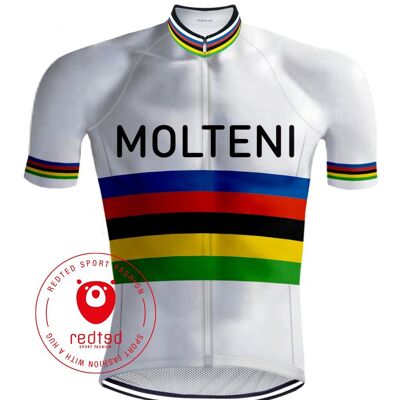 Maglia retrò Wieler Molteni Regenboog - REDTED