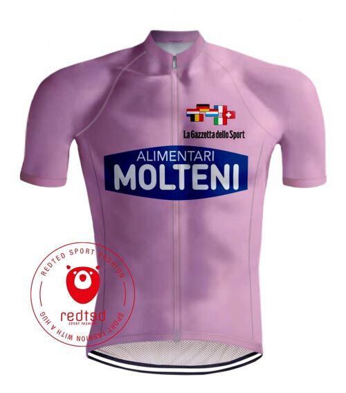 Retro Wielershirt Molteni  Giro d'Italia Roze - REDTED