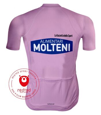 Retro Wielershirt Molteni Giro d'Italia Roze - REDTED 2