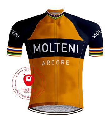 Rétro Wielershirt Molteni Oranje - REDTED 1